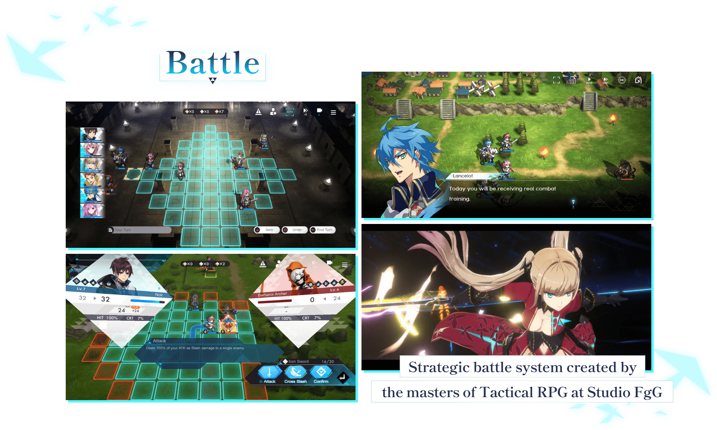 Strategic battle system created by the masters of Tactical RPG at Studio FgG